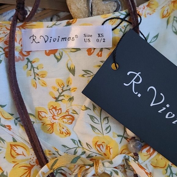 NEW SUMMER BO HO MULTI XS  MAXI DRESS LOMG SLEEVES - Picture 16 of 16